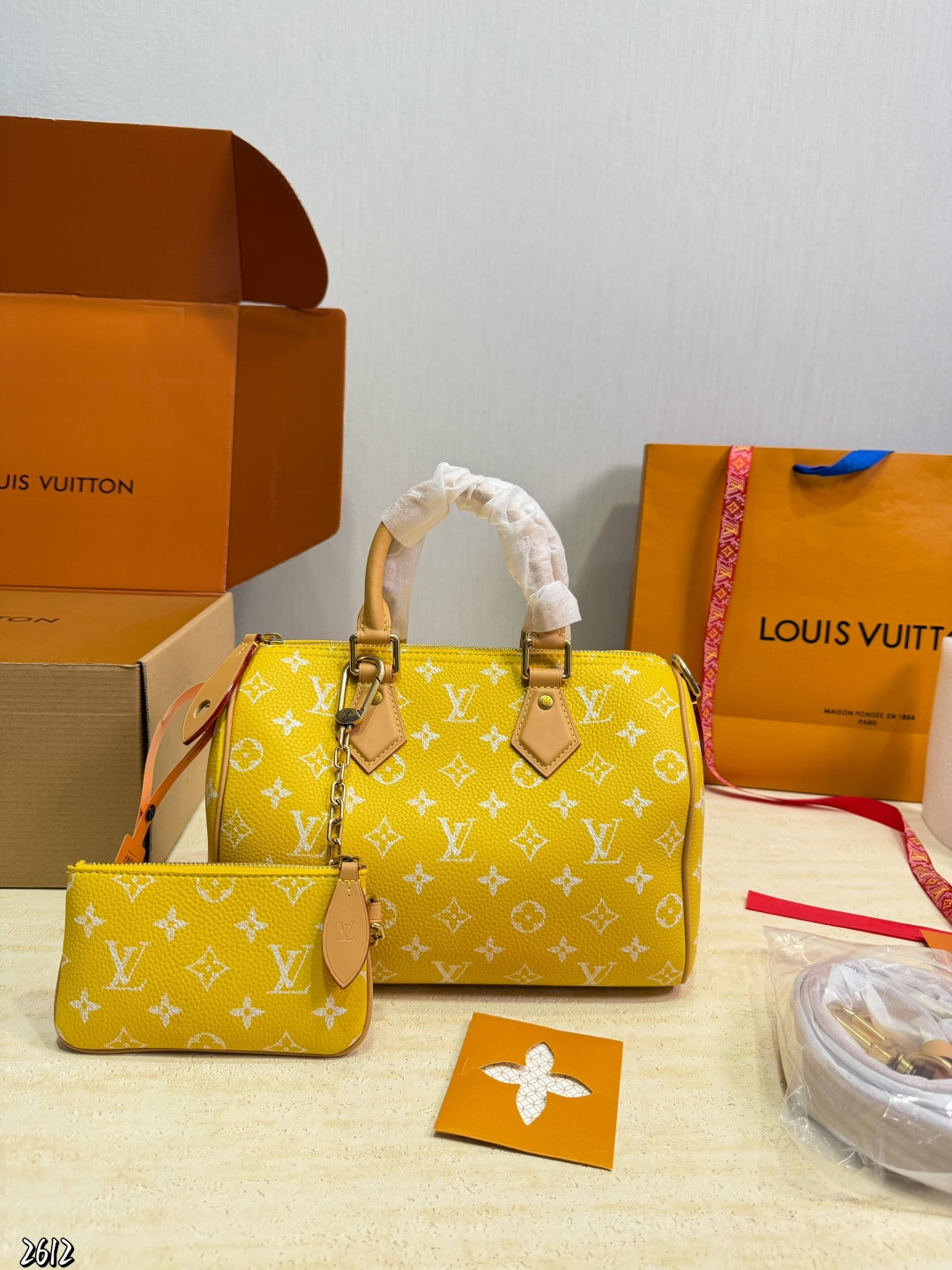 LV Speedy P34 Handbag Crossbody Top Handle